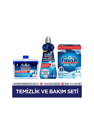 Finish Combopack 3 Parça Temizlik Ve Bakım Seti