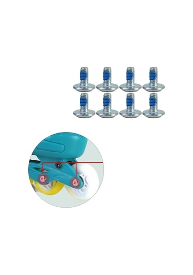 Homyl Satır Içi Paten Vidası Dıy Onarma Söz Konusu 8pcs-m6-12 8pcs M6 12 Çok Renkli