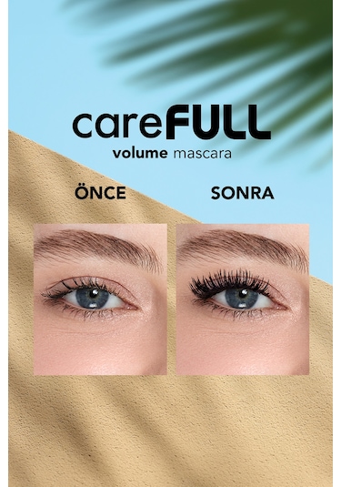 Flormar Carefull Volume Besleyici Etkili Yoğun Hacim Veren Maskara Siyah