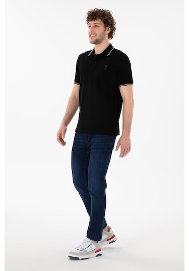 U.s. Polo Assn. Erkek Siyah Tişört Basic 50306011-vr046 Siyah