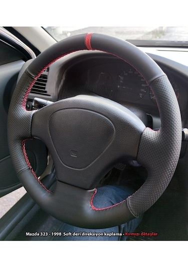 Mazda 323 1998 Araca Özel Direksiyon Kılıfı Soft Nokta Napa
