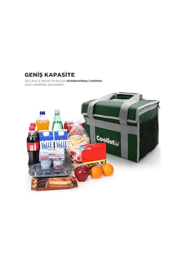 Coolist Cl26G 26 L Katlanabilir Termos Bez Çanta / Buzluk