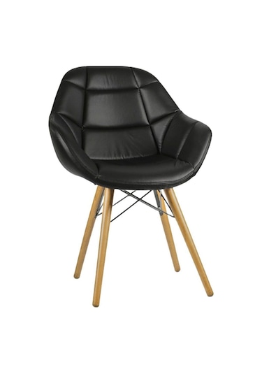 Koltukstilim Pelin Kumaş Bekleme Koltuğu Ofis Koltuğu Siyah