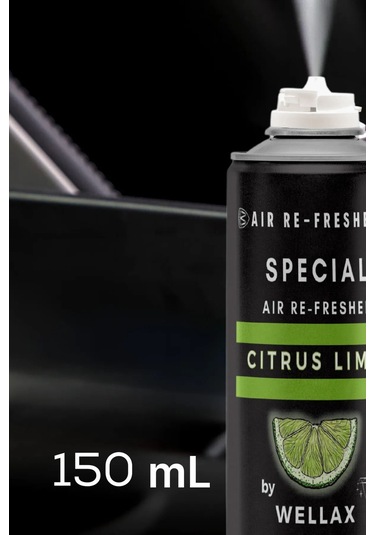 Koku Giderici Klima Bombası Dezenfektan Sprey 150 Ml, Temizleyici Tazeleyici Citrus Lime