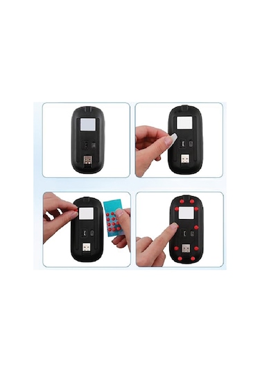 Mouse Skatez 20 Adet Mouse Paten Seti Fare Ayağı Çıkartması Diğer