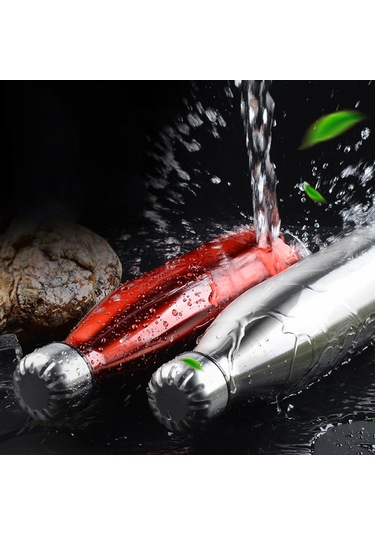 Aubyhe 500ml Paslanmaz Çelik Vakumlu Termos Bardak, Isı Ve Soğuk Saklama, Sızdırmaz Seyahat Kupa, Siyah Siyah