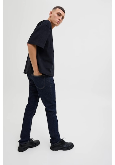 Jack & Jones Jjiglenn Erkek Jeans Mavi