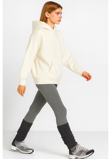 Basic Kalın Pamuk İçerikli Tozluk Antrasit