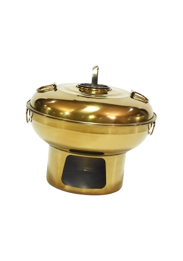 Suntek Magideal Çin Küçük Güveç Paslanmaz Çelik Restoran Sarı-20cm