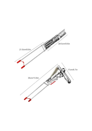 Vkemall Balık Bulucu Otomatik Olta Tutma Oltası Tutucu Balıkçılık Rafı Aleti Ayarlanabilir Yaylı Balı Gümüş