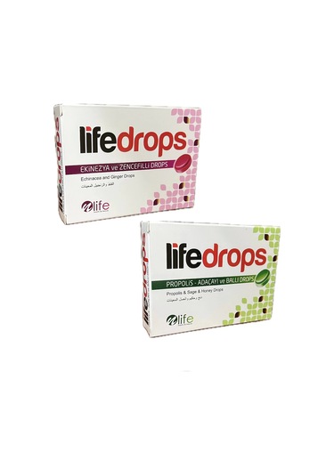 Ekinezya Ve Zencefilli 24lü+propolis Adaçayı Ballı 24lü Pastil Drops
