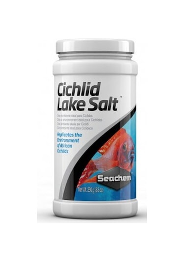 Seachem Cichlid Lake Salt 250 Gr / Afrika Türleri için Mineral Tu