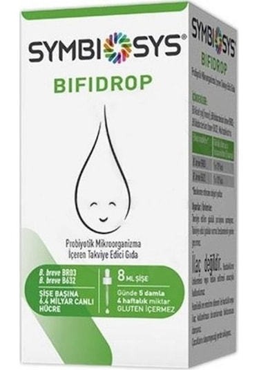 Symbiosys BifiDrop Probiyotik içerikli Damla 8 ML