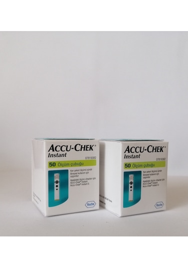 Accu Chek Instant Şeker Ölçüm Stribi 2 Kutu