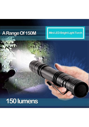 Soulader Mini Cep Feneri - Güçlü Led Işık, Ayarlanabilir Odak, Su Geçirmez Tasarım, Kompakt Ve Taşınabilir, Yüksek Parlaklık, Uzun Ömürlü Pil Ömrü, Kamp Ve Acil Durumlar İçin Çok Renkli