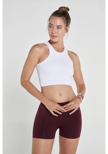 Jerf Aruba Toparlayıcı Mini Şort Bordo