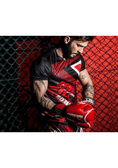 Aksaspor Green Hill Tiger Aıba Onaylı Deri Müsabaka Boks Eldiveni Mavi