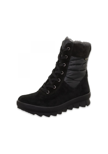 Legero 000421 Z Novara Gore-tex Deri Siyah Kadın Bot Siyah