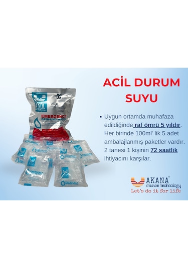 Ana Acil Durum Suyu 5 x 100 ML