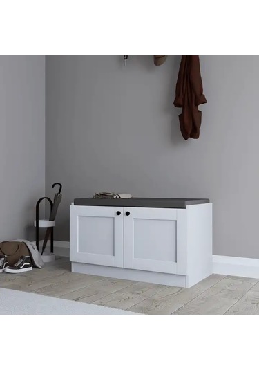 Lucas Ayakkabılık/bench Minder Dahil Beyaz