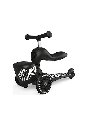 Scoot And Ride Highwaykick 1 Lifestyle Scooter - Zebra 210621-96606 Siyah