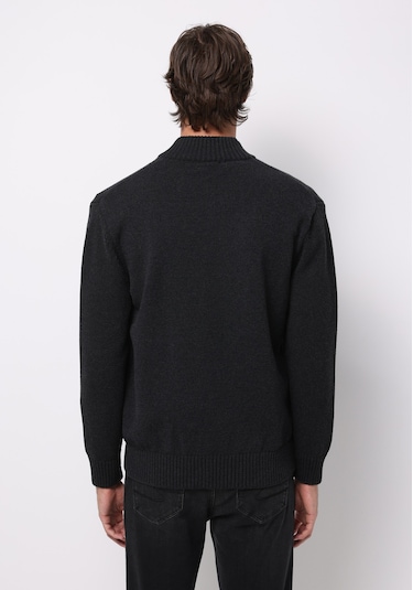 Colins Regular Fit Erkek Antrasit Hırka Cl1076703 Q1.v1 Ant Antrasit