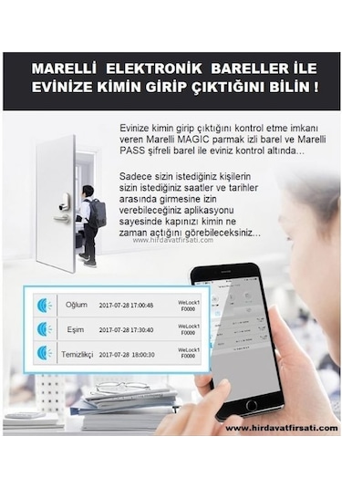 Marelli Magic Parmak İzli Kilit Göbeği