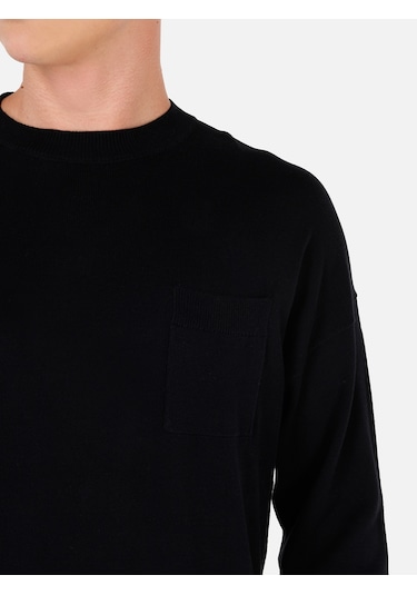 Colin's Colins Siyah Erkek Kazak Cl1071055 Q1.v2 Blk Siyah