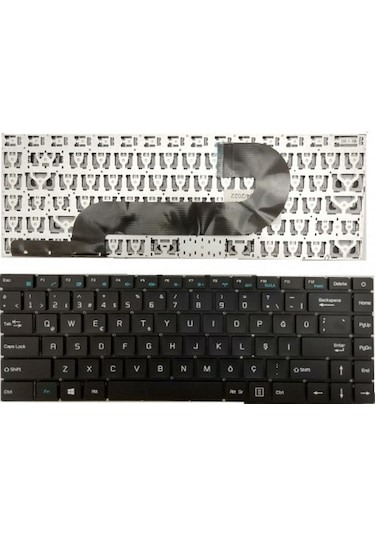 Casper Nırvana Nb C350 Sılver Notebook Klavye Siyah Tr