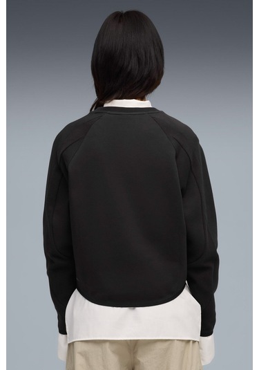 Puma Evostrıpe Relaxed Short C Siyah Kadın Sweatshirt 000000000102266247 Siyah