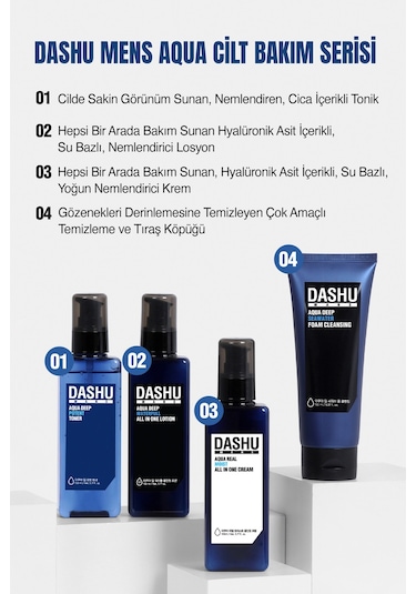 Dashu Mens Aqua Real Moist All İn One Cream