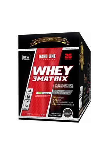 Hardline Nutrition Whey 3Matix Çikolata 26 Şase