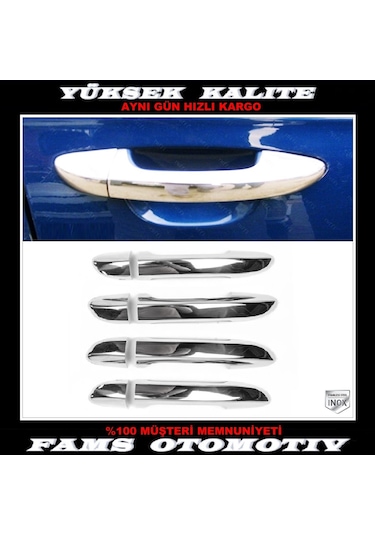 Vw Passat B6 Krom Kapı Kolu 4 Kapı 2005-2011 Arası P. Çelik