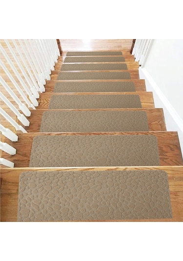 Tink Devetüyü Kaydırmaz Keçe Merdiven Matı 22x75 CM