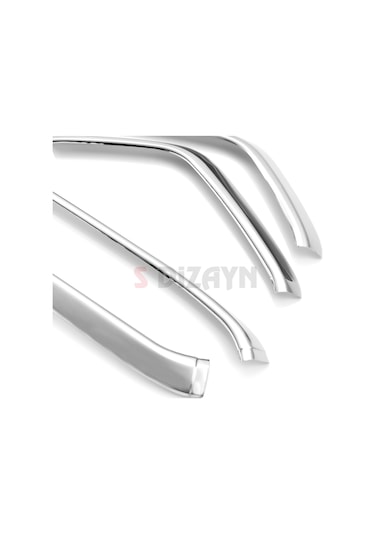 S-Dizayn  Ford Transit Krom Ön Panjur Çerçevesi Geniş Model 4 Prç. 2018 Ve Üzeri