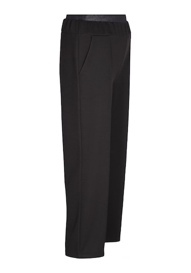 Hesna Kadın Nazlı Kışlık Büyük Beden Astarsız Siyah Pantolon