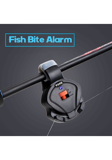 Shineyee Bal Yeme Alarmı, Led Işık Ve Sesli Uyarı, Hassasiyet Ve Ses Seviyesi Ayarlanabilir, Misina Zararsız, Siyah Plastik, Balıkçılık Aleti