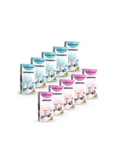 Espressomm® Classic Karışık Istanbl&Ankara Kapsül Kahve 100 Adet