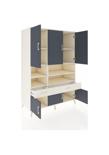 Kronos Dolap 8 Raflı 2 Çekmeceli 6 Kapaklı 132x59x195 Aytaşı-antrasit/aytaşı Antrasıt/aytası Kronos Dolap 8 Raflı 2 Çekmeceli 6 Kapaklı 132x59x195 Aytaşı-antrasit/aytaşı Antrasıt/aytası