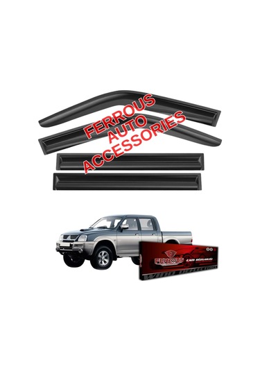 Mitsubishi L200 Ferrous Cam Rüzgarlığı 4lü 2000 2006