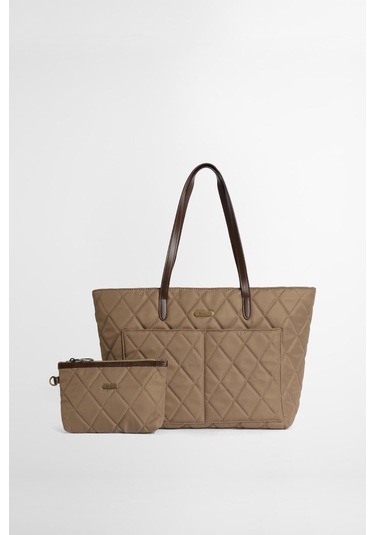 Barbour Quilted Tote Çanta Sn31 Sand Bej