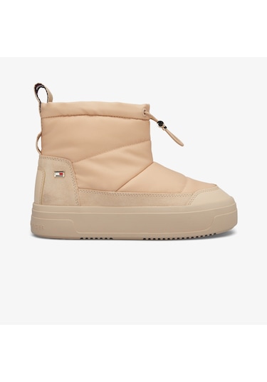 Tommy Hilfiger Flag Nylon Mini Kadın Pembe Bot Düz Fw0fw08334 Pembe