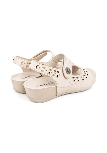 Muya Terra 31130-045 Anatomik Taban Kadın Sandalet Full Krem 36-40 Krem
