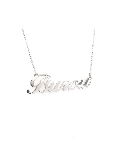 Zümrüt Sarraf 14 Ayar Altın Isim Yazılı Bayan Kolye