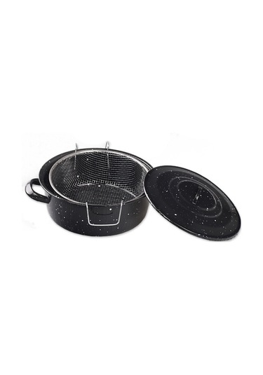 Periboia Emaye Mutfak Seti Kızartma, Kavurma Közleme Seti 3 Parç Çok Renkli