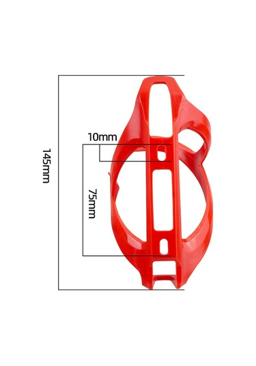 Ztto 027 Bisiklet Su Şişesi Kafesi Plastik Yol Bisikleti Şişe Tutucu Braketi - Siyah
