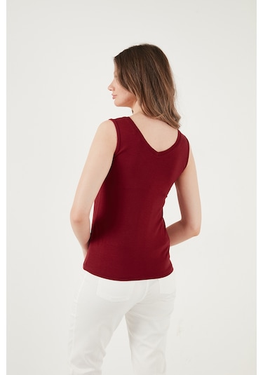 Lela Bayan Bluz 5864384 Bordo Bordo