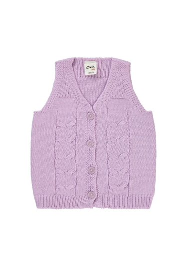 Civil Baby Bebek Triko Yelek 3-18 Ay Lila 44821301023w1-4 Lila