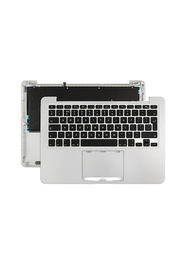Apple Uyumlu MacBook Pro İle 13inc A1425 Uk-ingilizce Üst Kasa Klavye 2012/2013