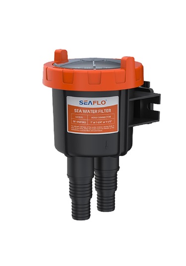 Seaflo Tekne Deniz Suyu Filtresi. Alttan Giriş. 25-32-38mm